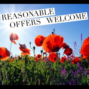 Reasonable offers welcome!! 😉